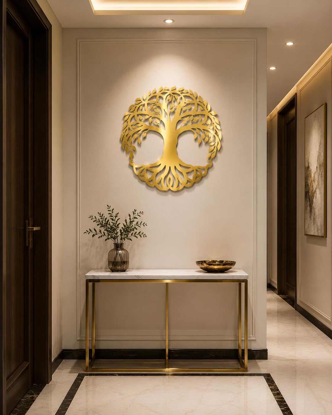 Veltriq Studio Tree of Life wall décor in a refined interior